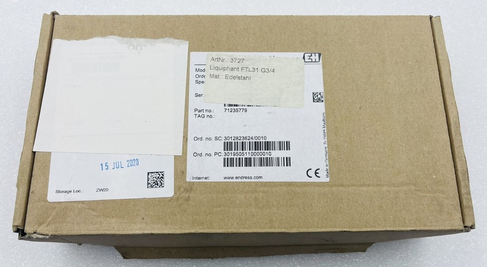 Endress+Hauser Liquiphant FTL31 Vibronic Point Level Detection