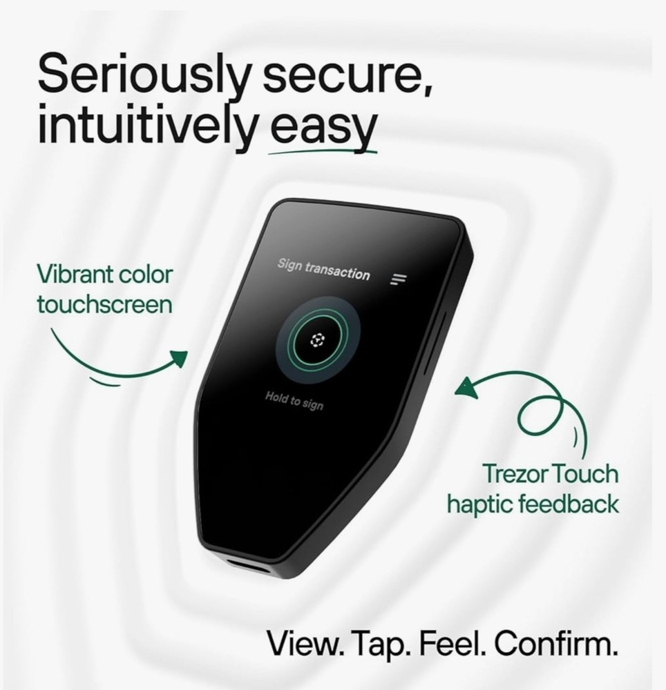 OPEN BOX Trezor Safe 5 Crypto Hardware WalletSecure Element & Passphrase