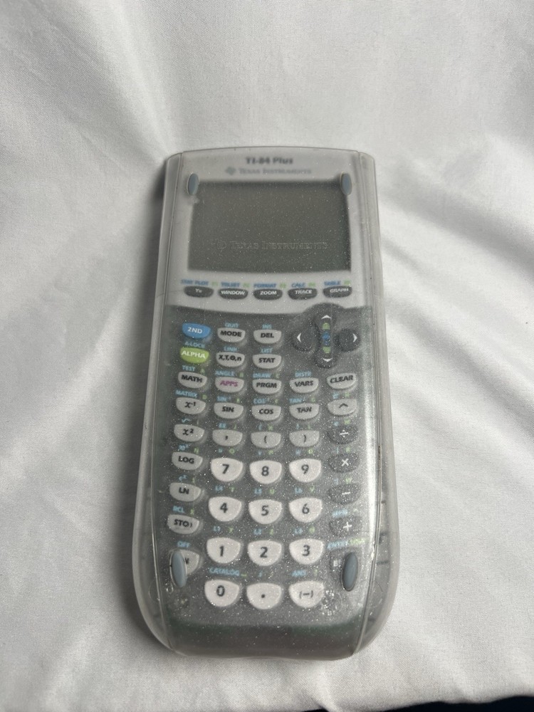 Texas Instruments TI-84 Plus Graphing Calculator Clear Cover