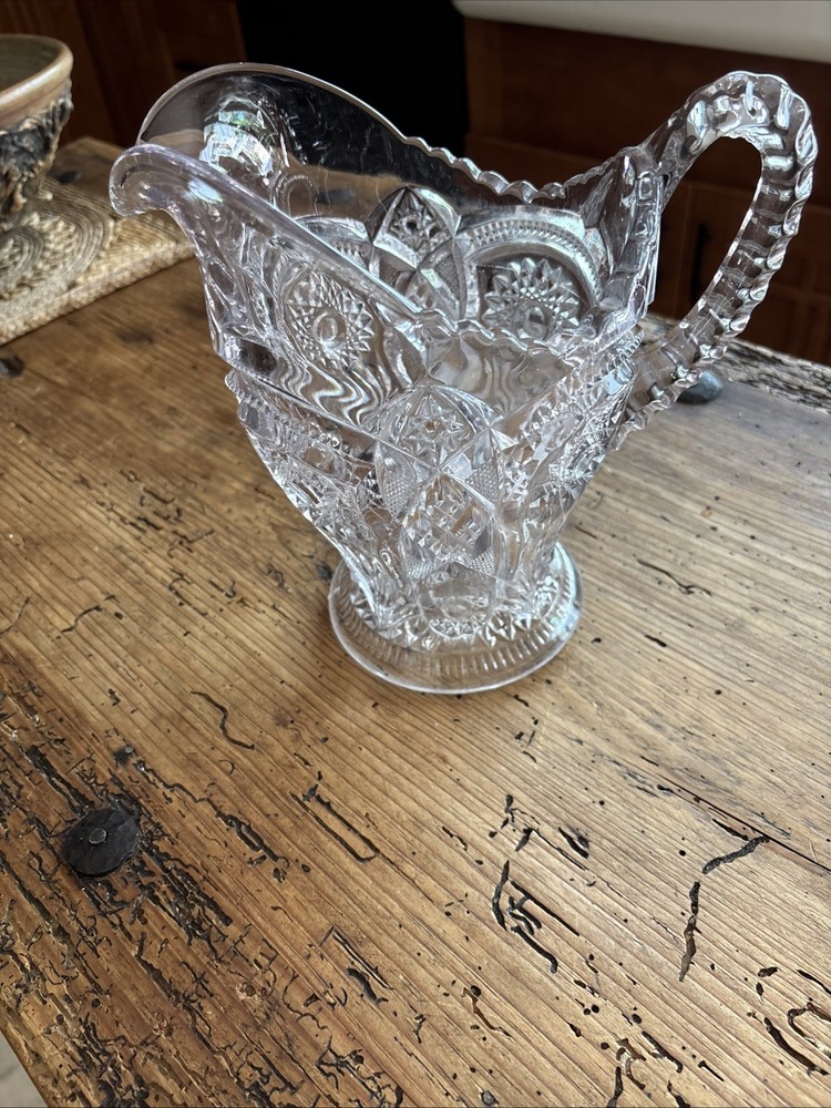 Victorian Cut Glass Pitcher