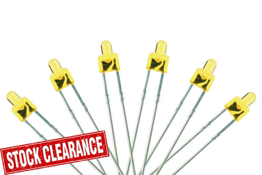 DCC Concepts ~ LED Tower Type 6x 2mm (w/resistors) Prototype White ~ LED-PWT