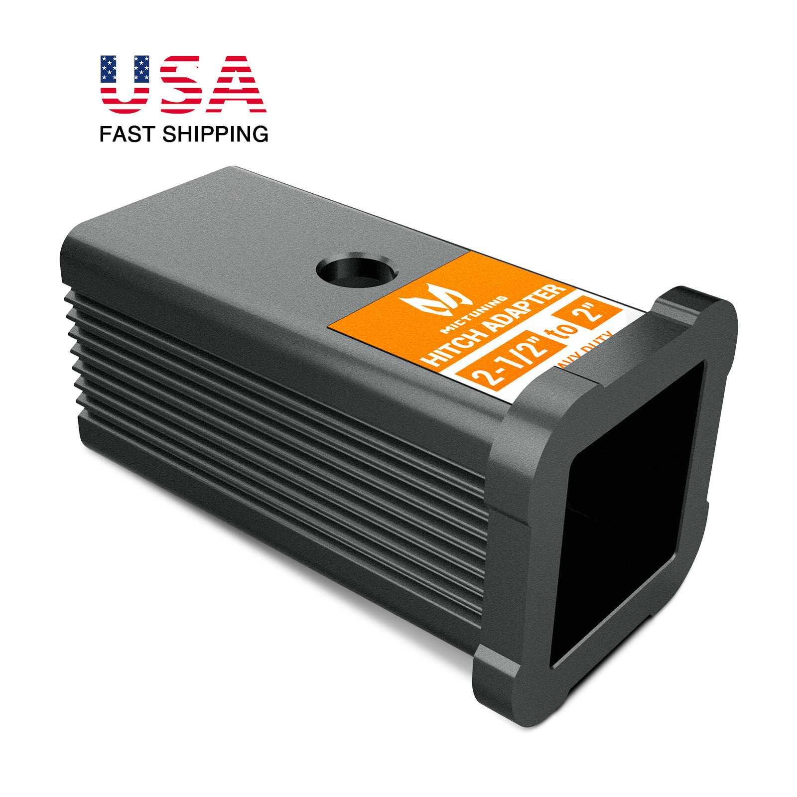 2-1/2"-2" Hitch Reducer Trailer Truck Hitch Adapter for Ford GMC Dodge Pickup