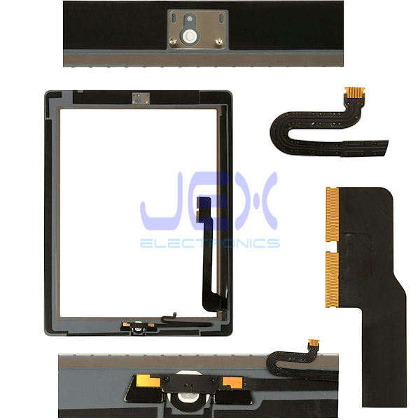 Replacement White Glass Digitizer Touch Screen Full Front Assembly for iPad 4