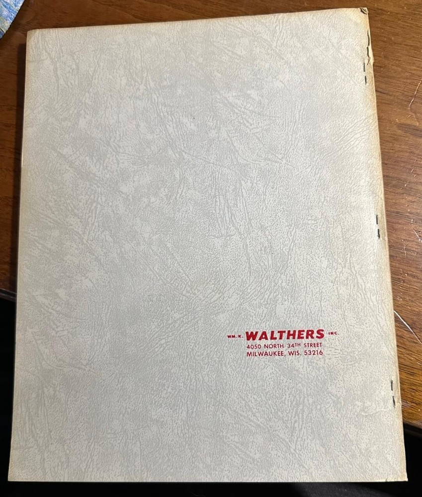 Walthers 1971 Edition Model Railroad Reference Book Catalog HO Scale
