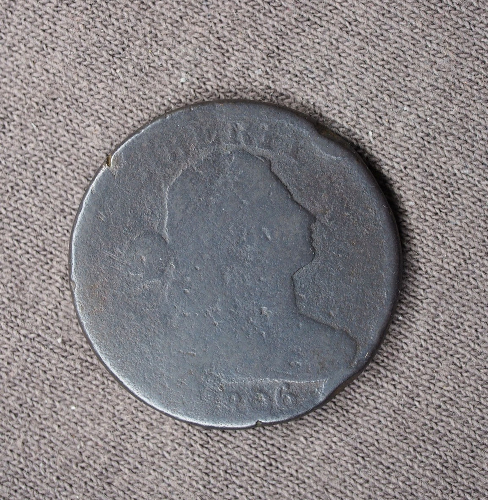1806 Draped Bust Large Cent US mint copper coin