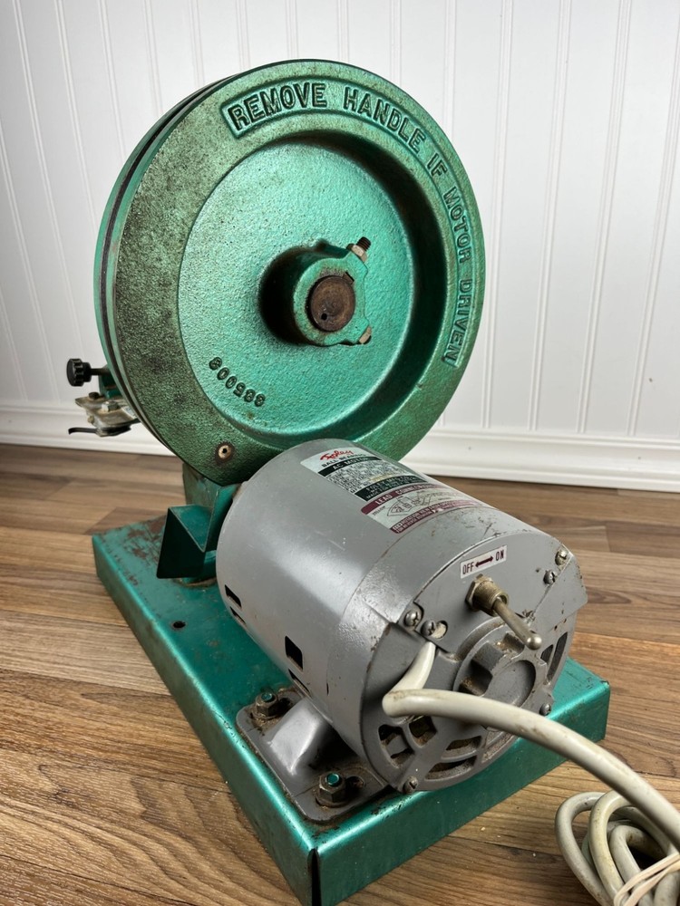 FOLEY AUTOMATIC RETOOTHER MODEL 385 . MOTOR WORKS. MISSING BELT