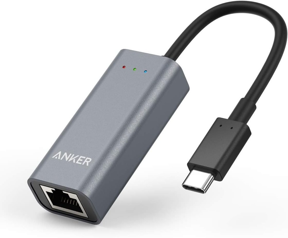 Anker USB-C to Ethernet Adapter 1-Gigabit Network Hub