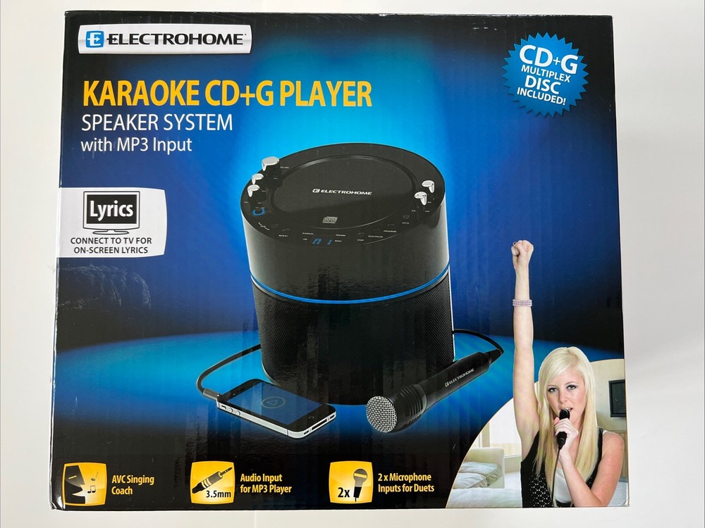 NIB KARAOKE ELECTROHOME CD+G Player Unopened New, Model EAKAR300