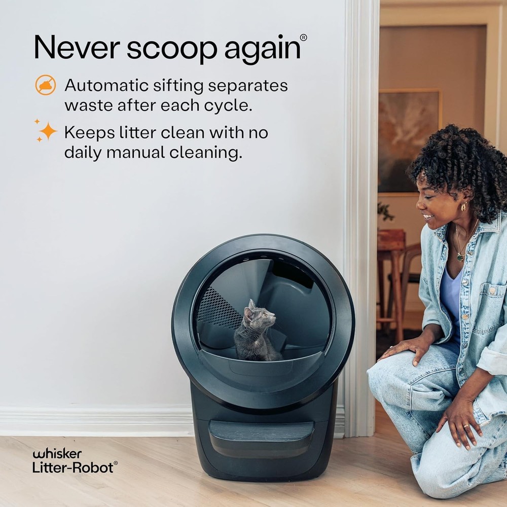 Litter-Robot 4 Supply Bundle, Black - Automatic, Self-Cleaning Cat Litter Box