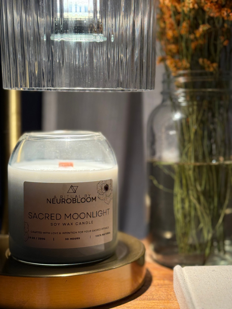 Sacred Moonlight Candle – Intention Setting & Rituals | Neurobloom