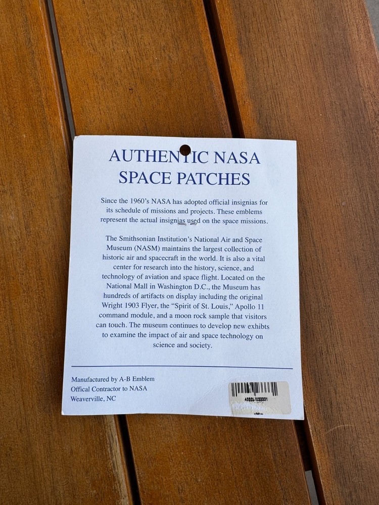 NASA STS-1 Columbia Patch Young Crippen