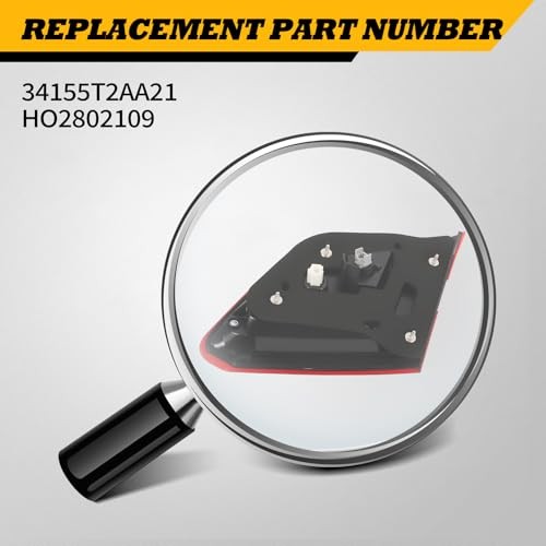 Tail Light Assembly Left Side Compatible with Accord 2016 2017 Driver Rear