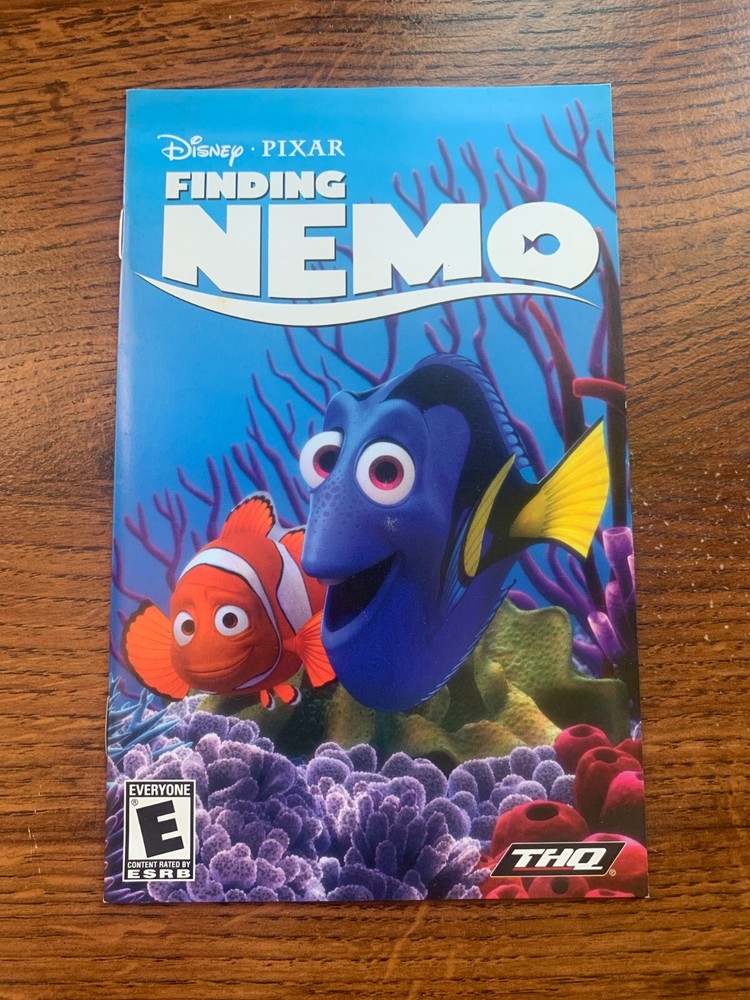 Finding Nemo PS2 Playstation 2 Instruction Manual Only