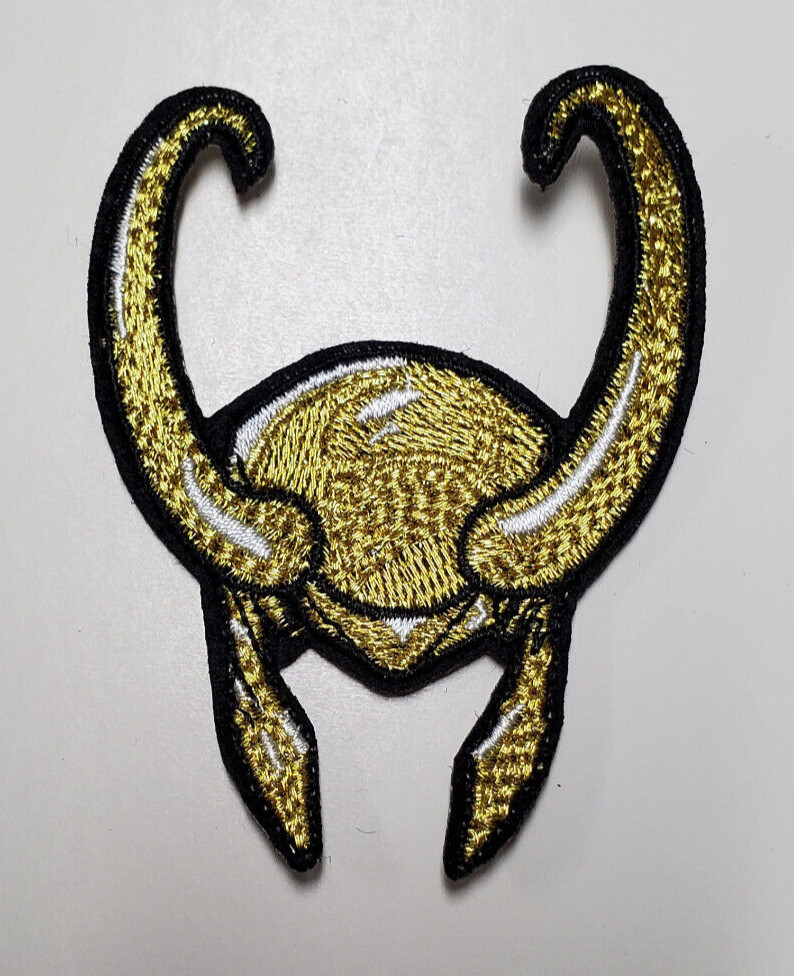 Thor- Loki Helmet 3" Embroidered Patch- USA Mailed