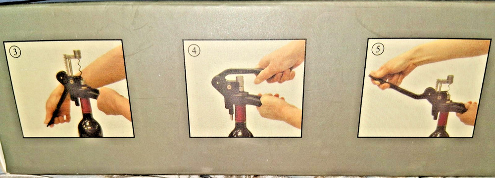 Mervyn's Corkscrew Set, Includes FoilCutter and Extra Replacement Screw In Box