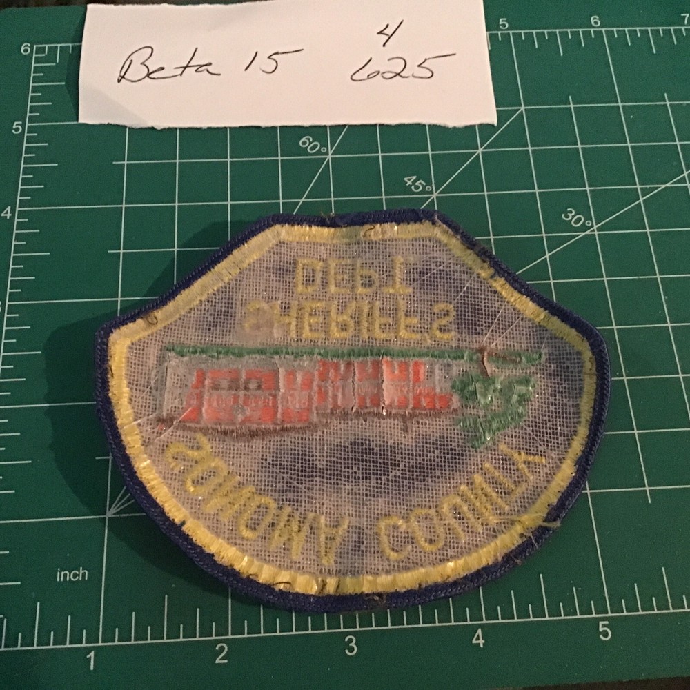 Sonoma County California Sheriff Patch