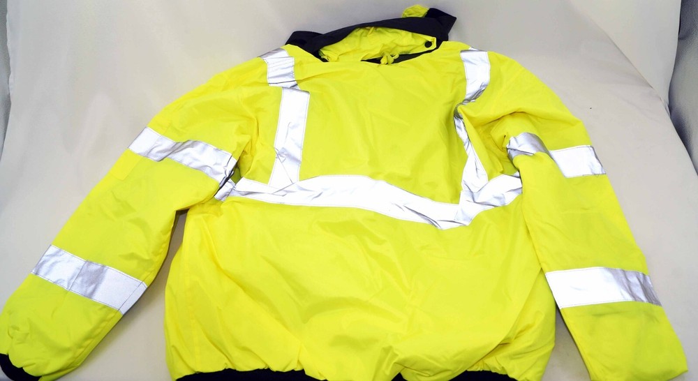 PIP 333-1762-LY Yellow Class 3 Bomber Jacket Medium