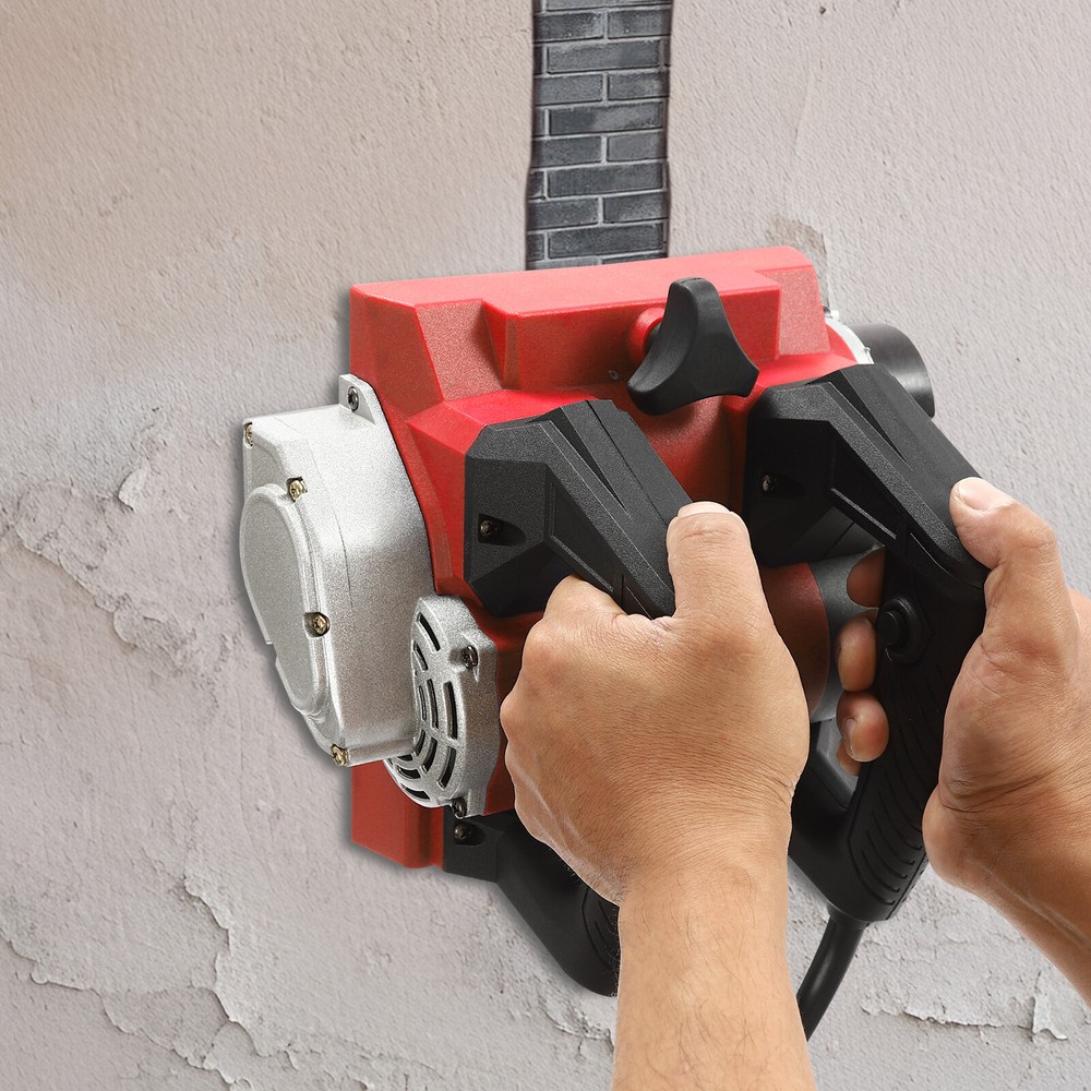 Portable Electric Rectangular Wall Planer Roller Hand Planing Machine 1300W