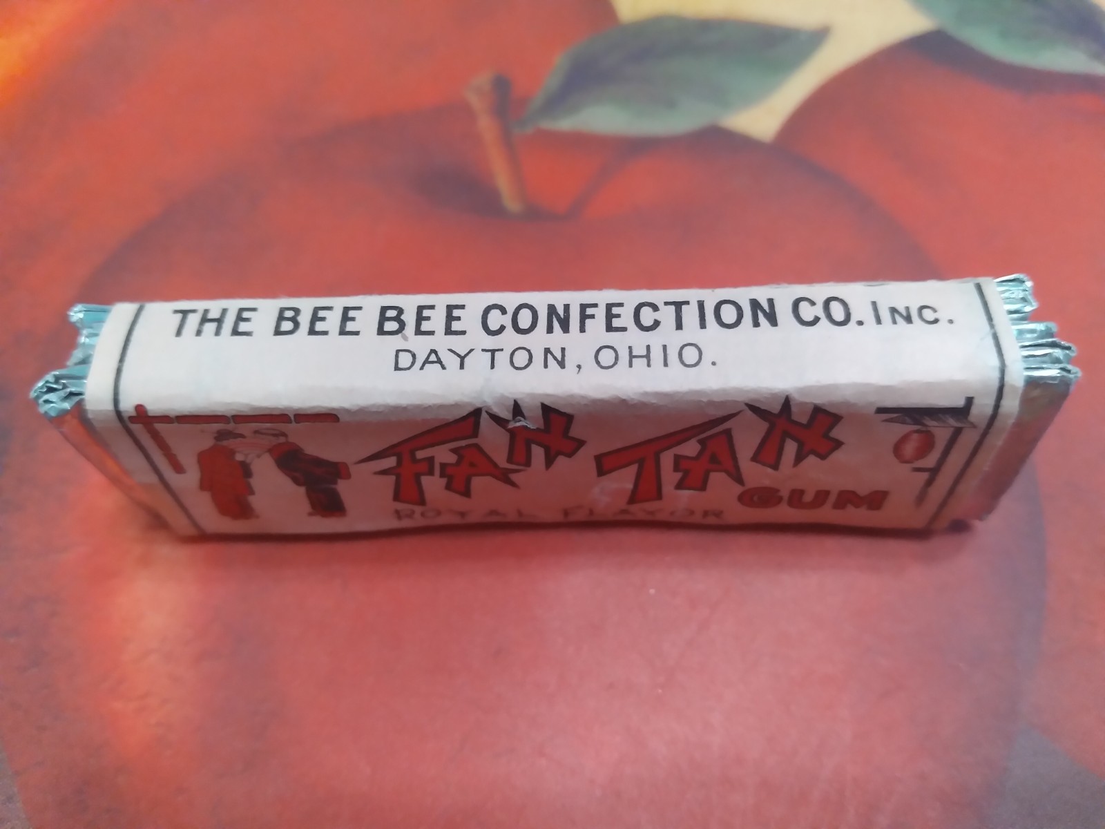 Vtg 1920's American Chewing Gum Wrapper Full 5 SticksPack Fan Tan