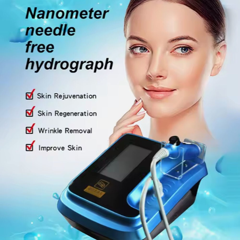 Facial machine Wrinkle Removal Moisturizing EMS + RF mesotherapy gun
