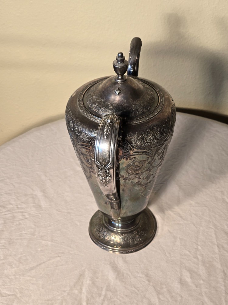 Wilcox Paisley Silver Pitcher