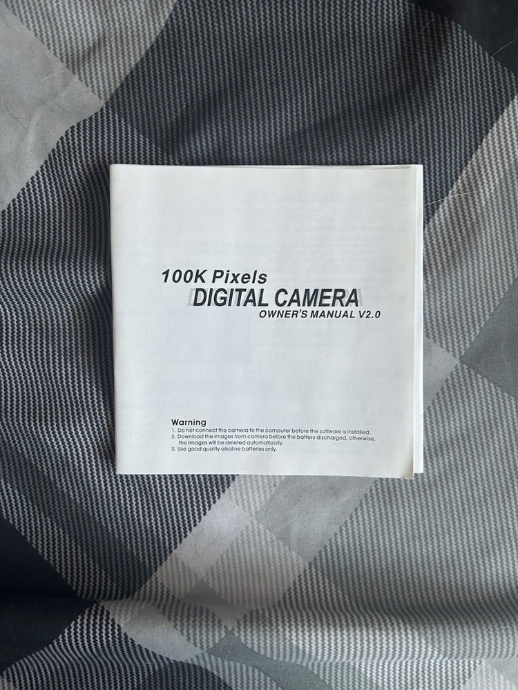 Computer Partner Premium 100K Pixels Digital Camera Webcam 16MB Memory A501