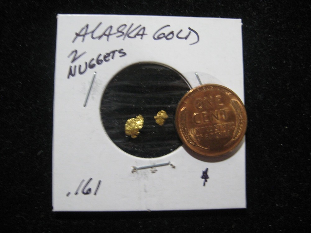 ALASKA GOLD TWO NUGGET .161 GRAM