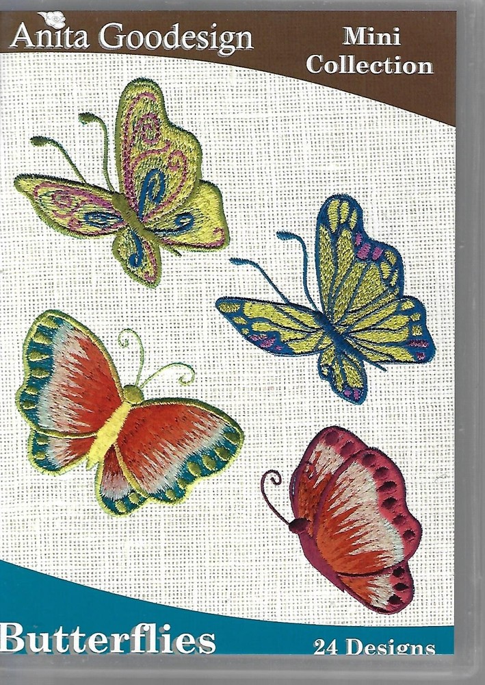 Anita Goodesign Mini Collection - Butterflies (CD-ROM)