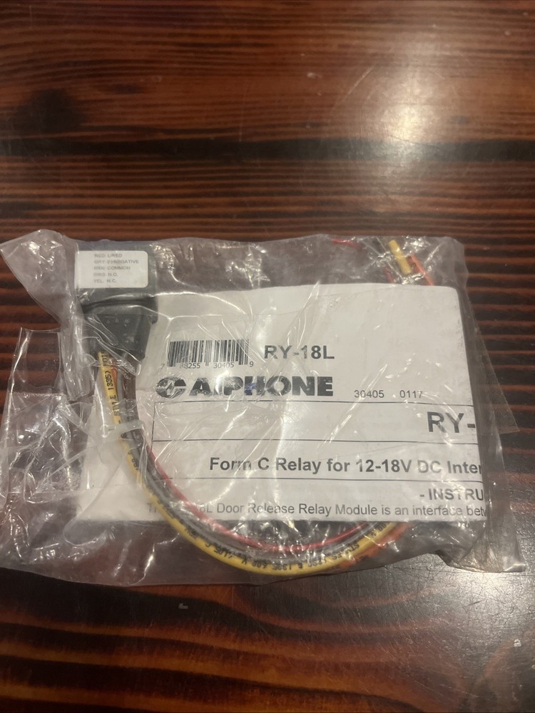New Aiphone RY-18L FORM C RELAY NOS