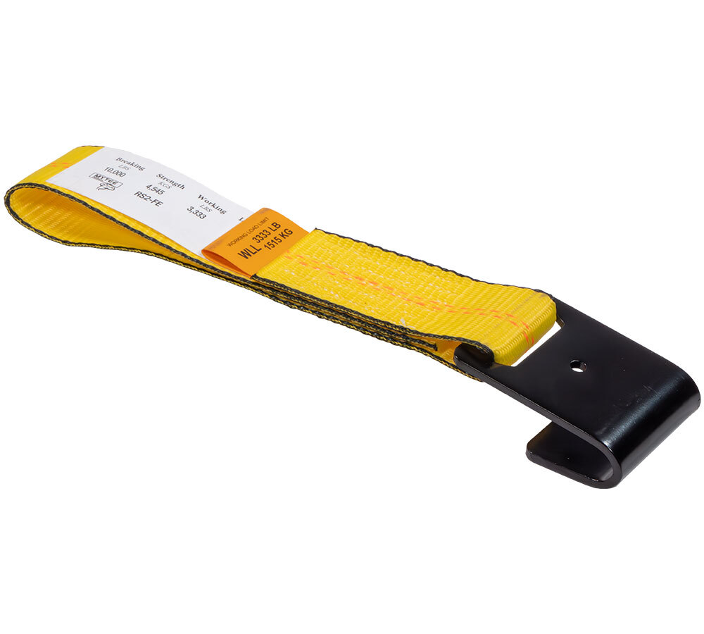 10PK 2"x11"Replacement Fixed End Tie Down Strap w/Flat Hook & Bolt Loop 3333lbs