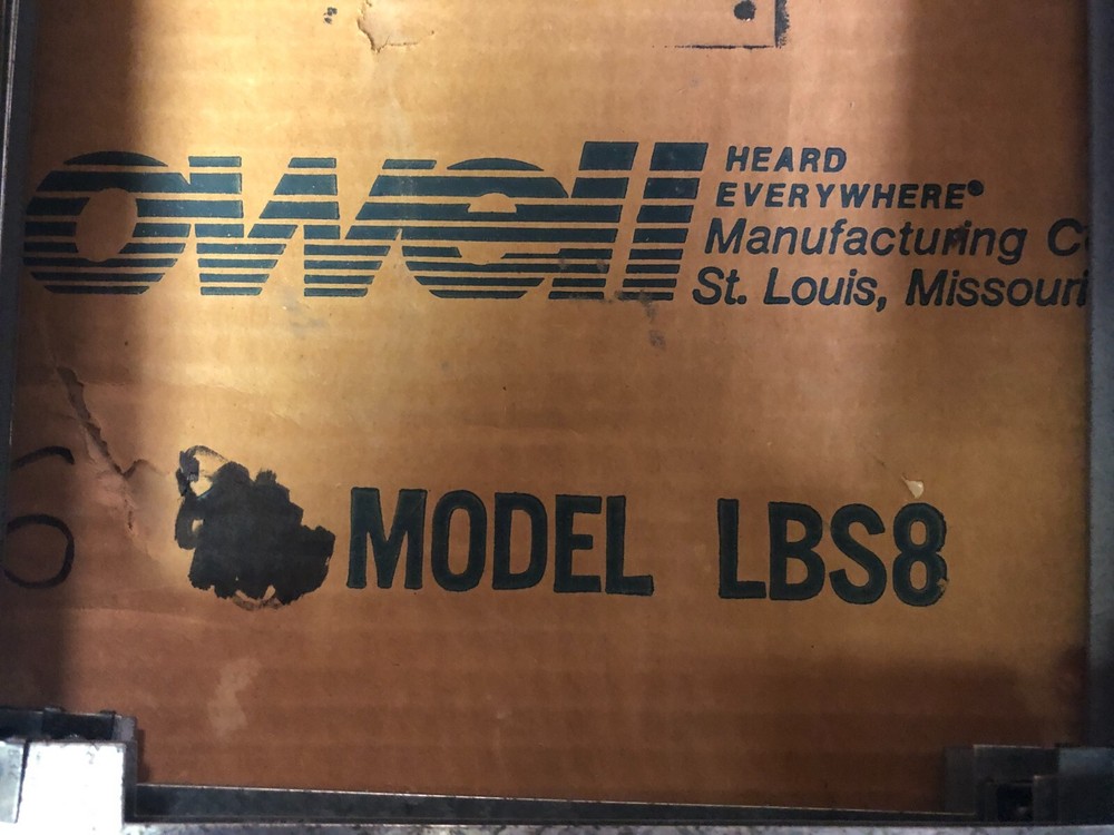 (6) Lowell LBS8 8" Speaker Tile Bridge Support