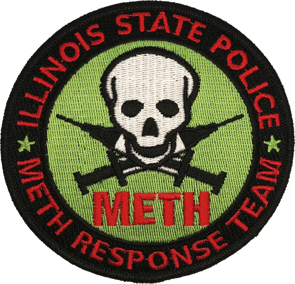 ILLINOIS STATE POLICE SHOULDER PATCH: Meth Response Team