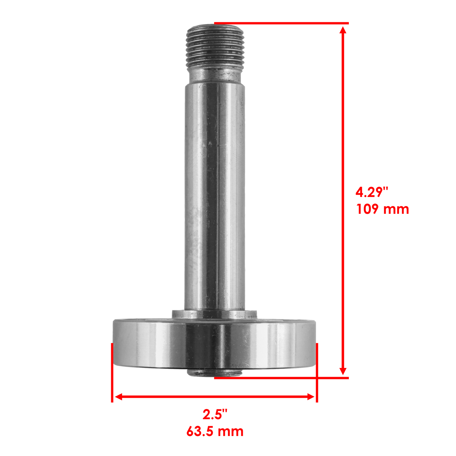 Deck Spindle Pulley Shaft For John Deere 140 314 316 318 322 330 332 420 430 50"