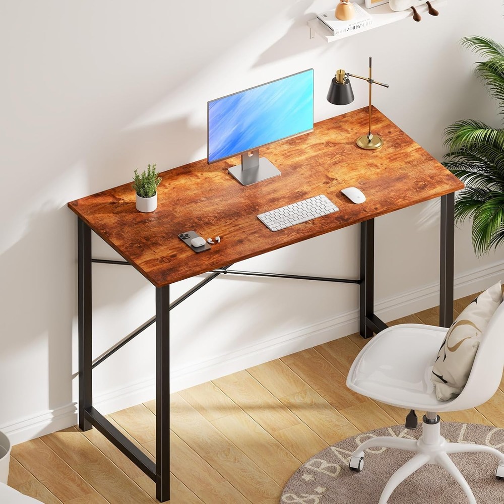 40 Inch Computer Home Office Desk Small Spaces Writing Work Study Student