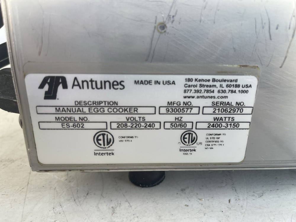 The Antunes ES-602 Egg Station
