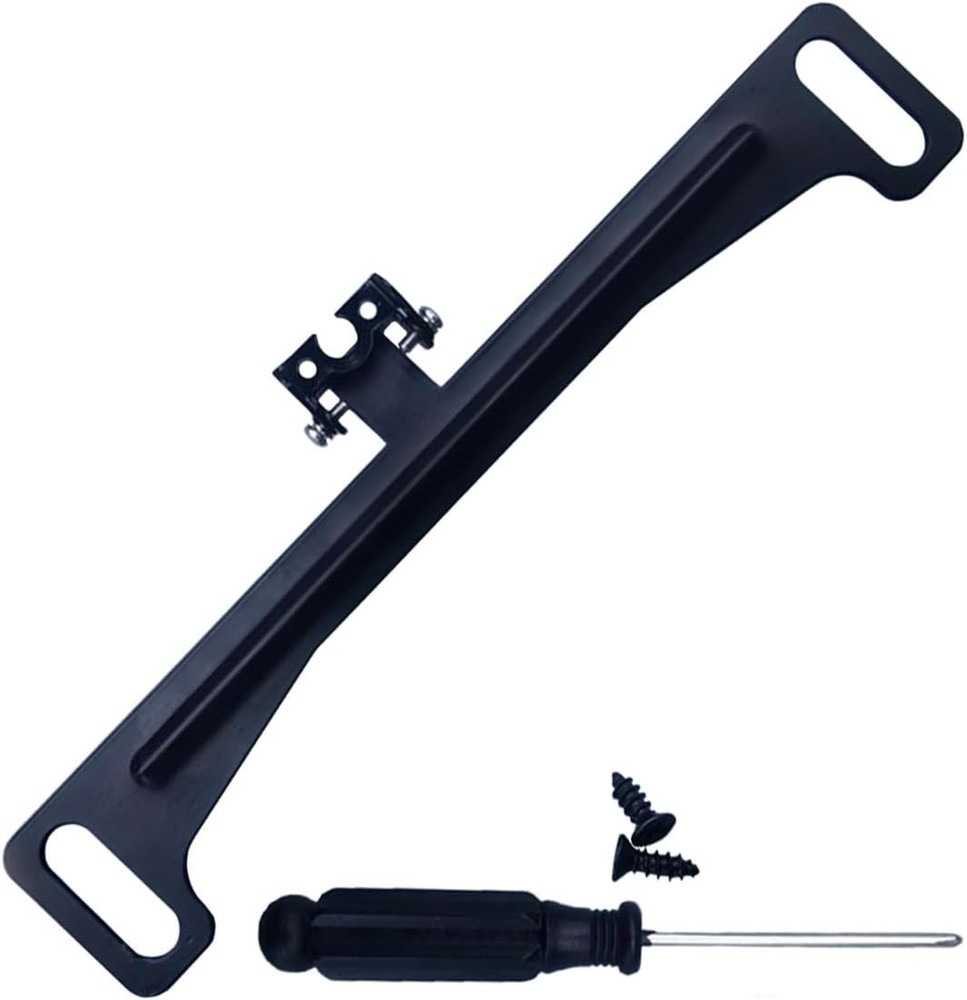 Reverse Rear Camera License Plate Bracket, Installation Holder for Black