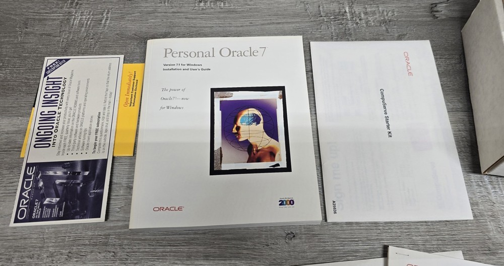 Personal Oracle 7 ~ Version 7.1 Windows Architecture Oracle Workgroup 2000~ New!