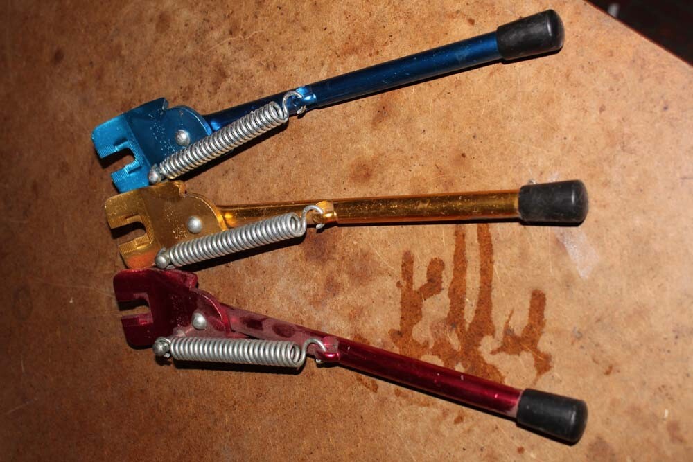 Old School BMX alloy anodized kickstands