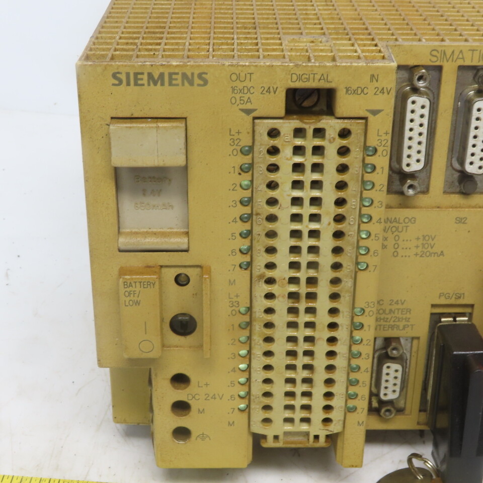 Siemens 6ES5 103-8MA01 Simatic S5-95U CPU Processor 24VDC Input 1A