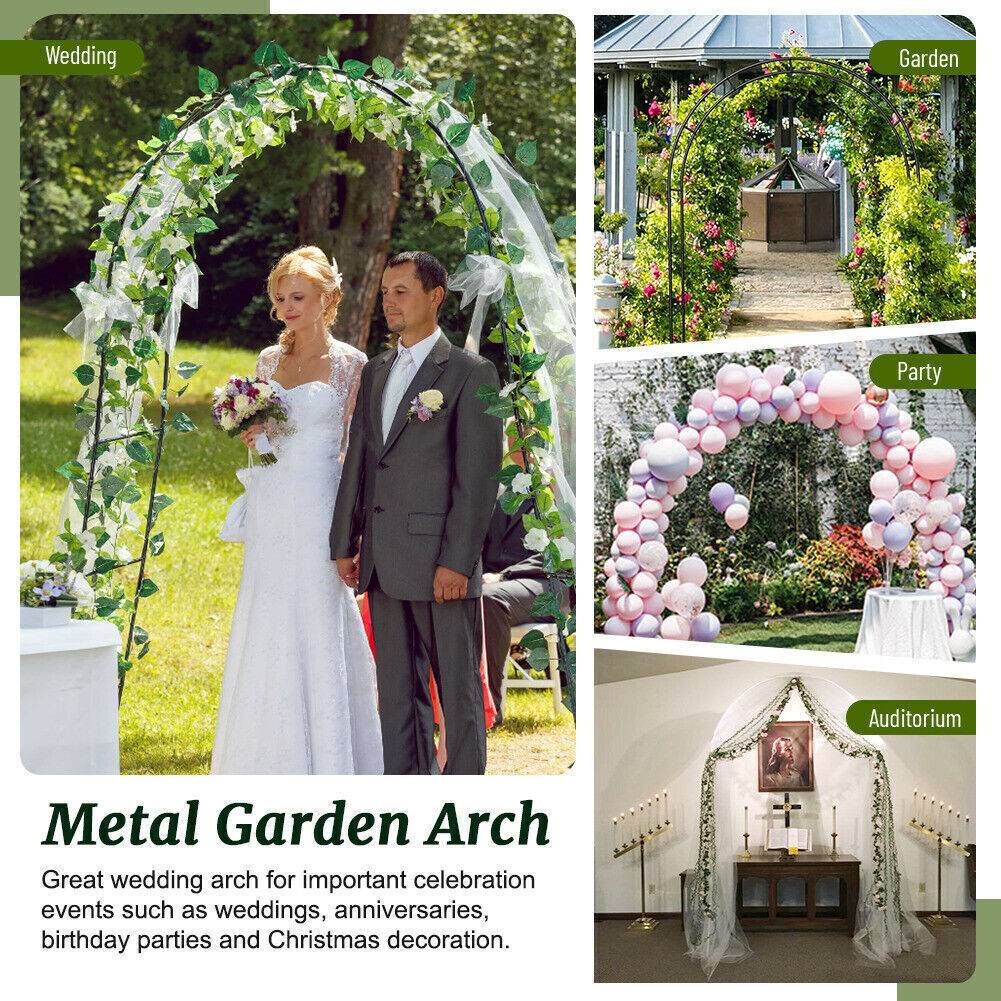 Wedding Arch Metal Garden Arch Garden Arbor Trellis Iron For Climbing Plants