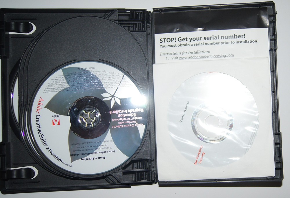 Adobe Creative Suite 2 Premium Education Edition 88-Disc Set for MAC