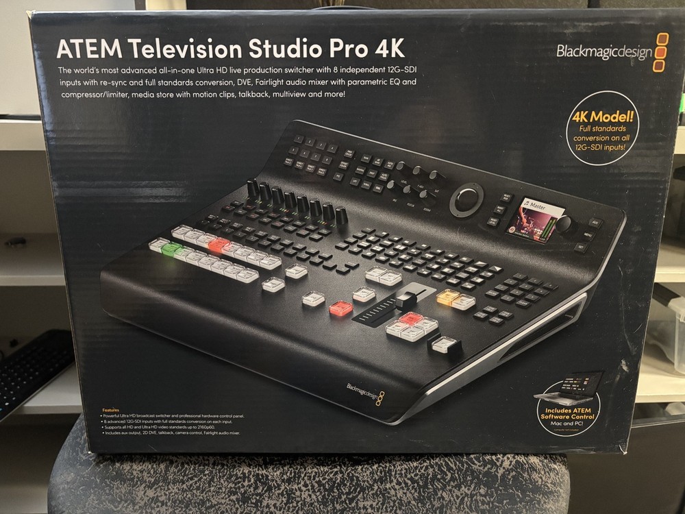 Blackmagic ATEM TV STUDIO PRO 4K Production Switcher