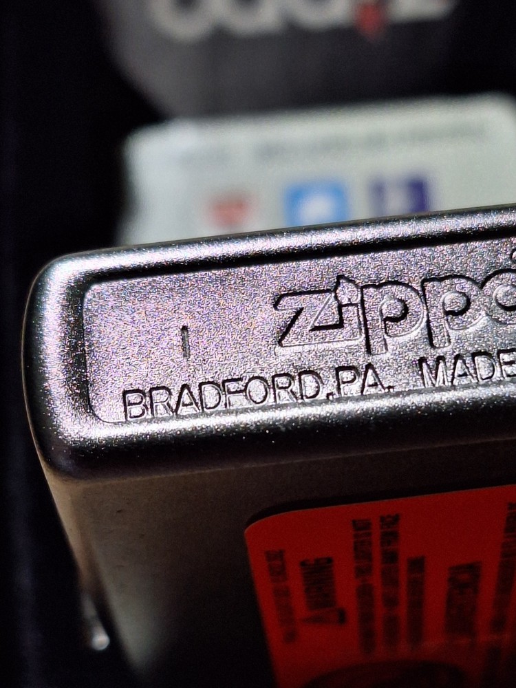 Zippo Lighter 206 regular satin chrome