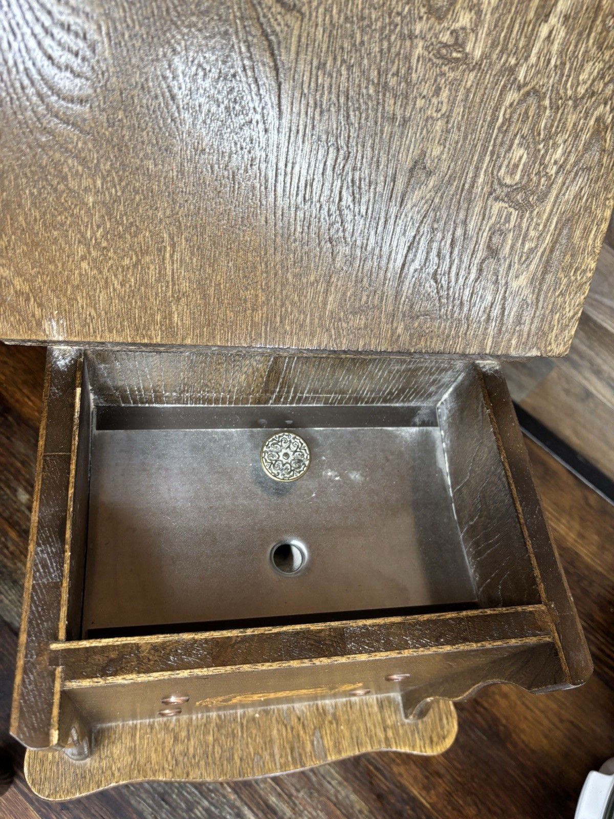 Golden Grain Grinder Wheat Grinder Dayton 3/4 HP Motor W/Wood Cabinet Vintage