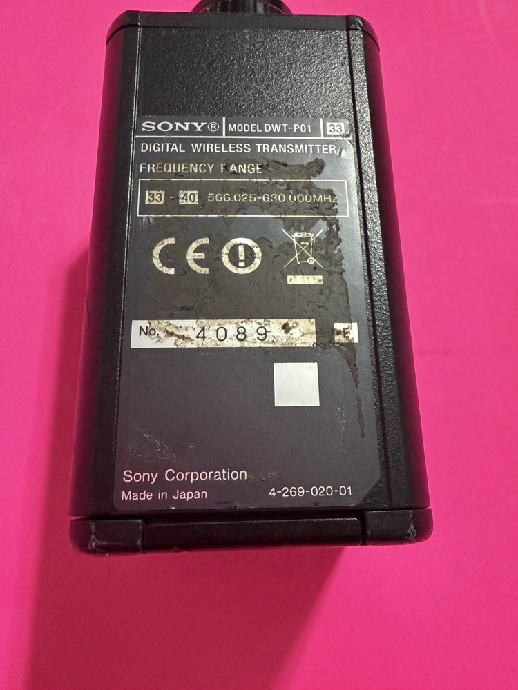 SONY DWT-P01 Digital Wireless Transmitter Unit Only #B