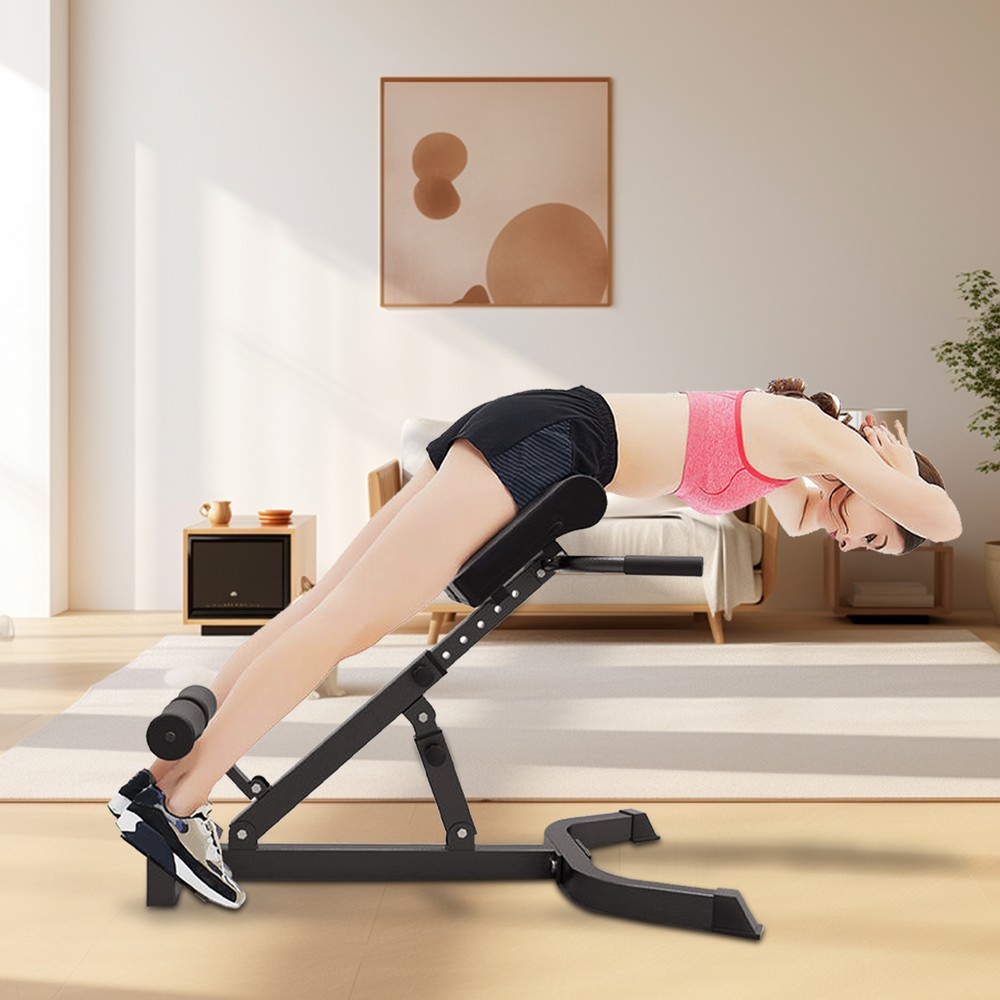 Hyper-Extension Roman Chair - Adjustable Lower Back Bench Machine