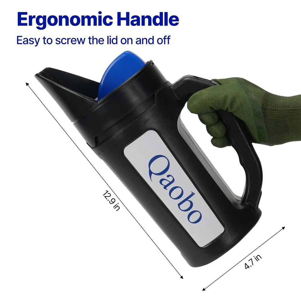 Qaobo 3-Adjustable-Setting Handheld Spreader, Multi-Use Lawn Spreaders for...