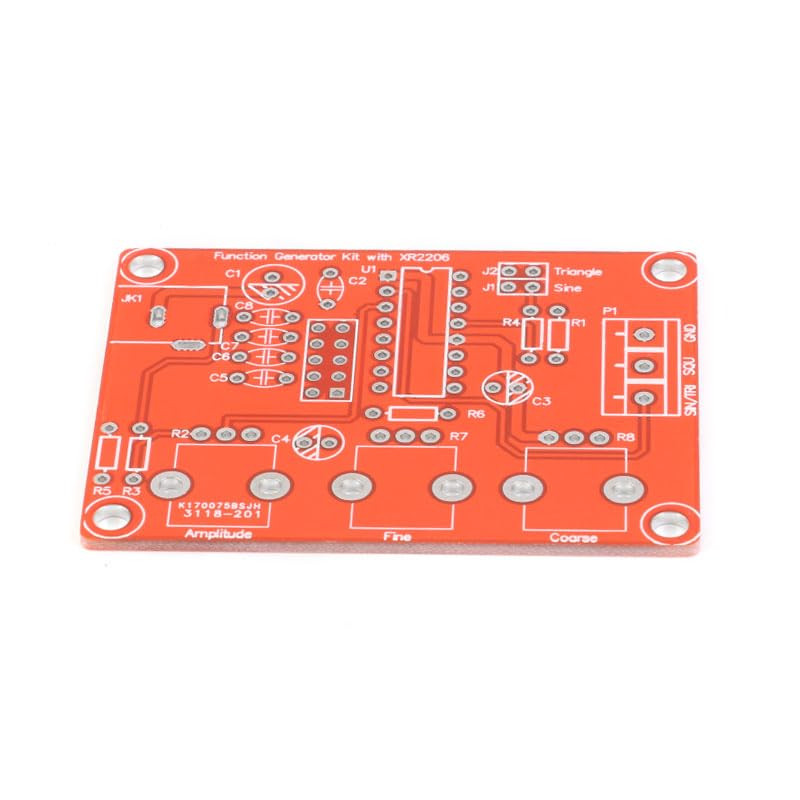 High Precision Function Signal Generator DIY Kit XR2206 Adjustable Frequency Amp