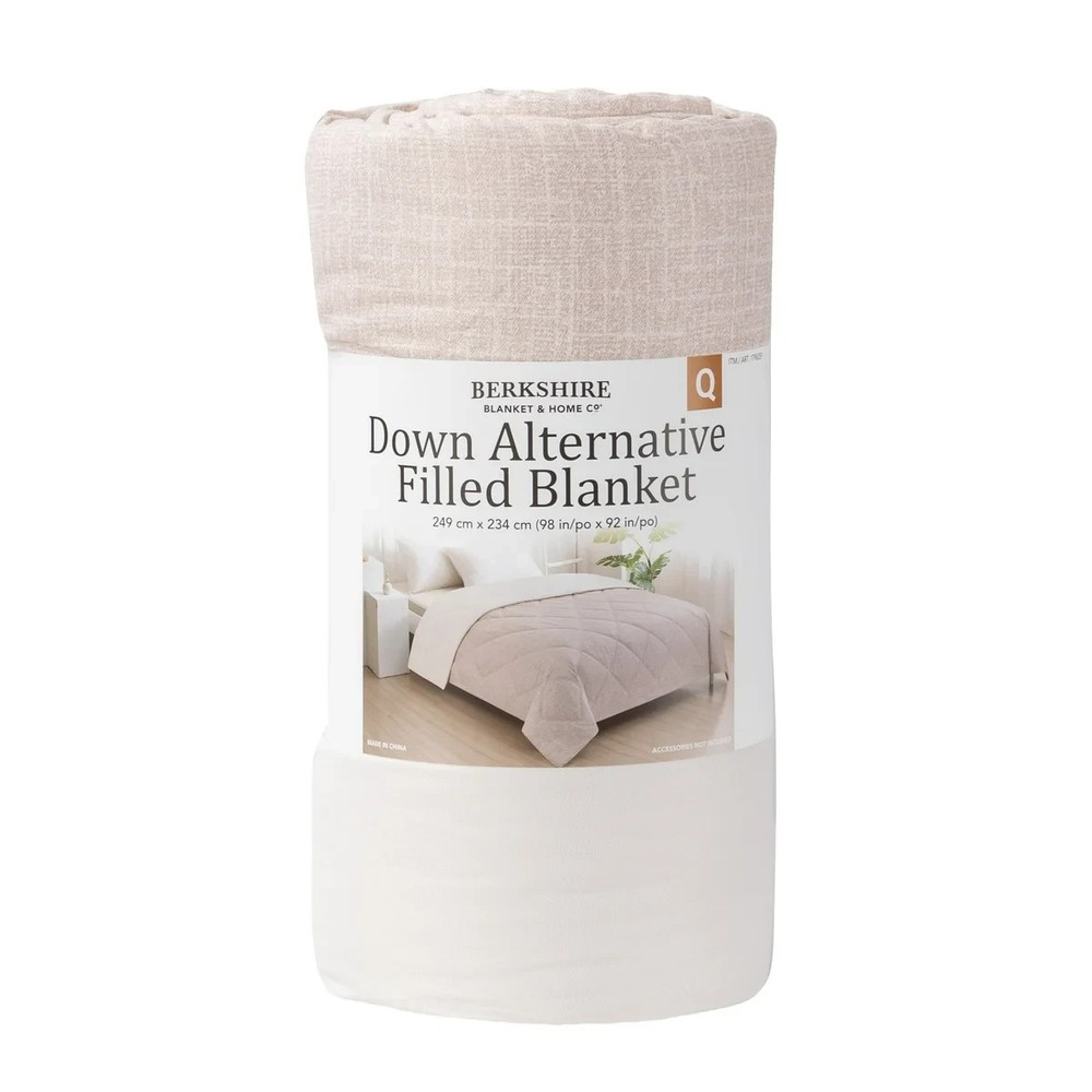 Berkshire Herringbone Microfiber Down Alternative Blanket - 100% Polyester