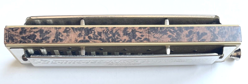 HOHNER HARMONICA 64 CHROMONICA PROFFESSIONAL A4 OCTAVES GERMANY C +ORIGINAL CASE